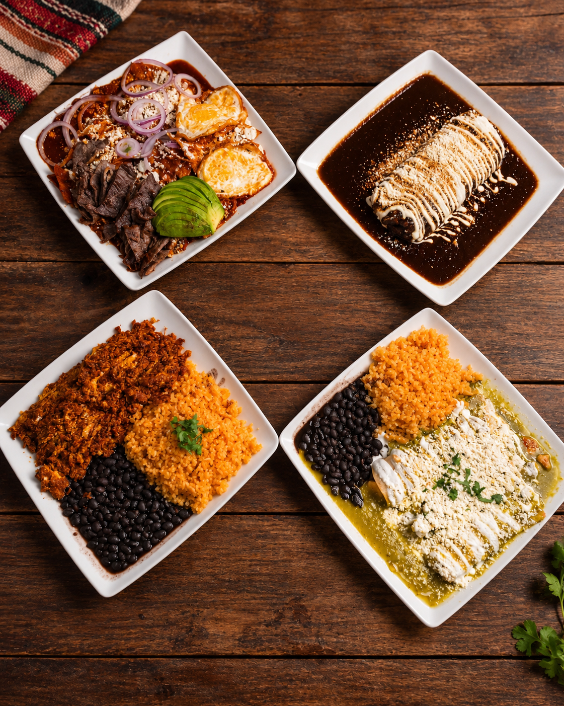Breakfast dishes at Edison Tex Mex Deli